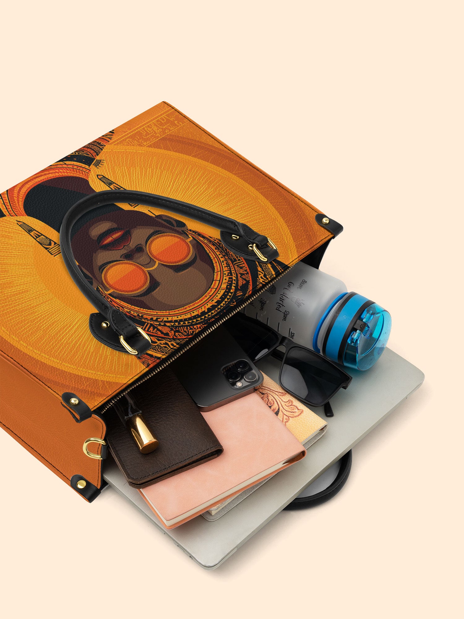 Dark Glam Premium Leather Handbag QR0TD383