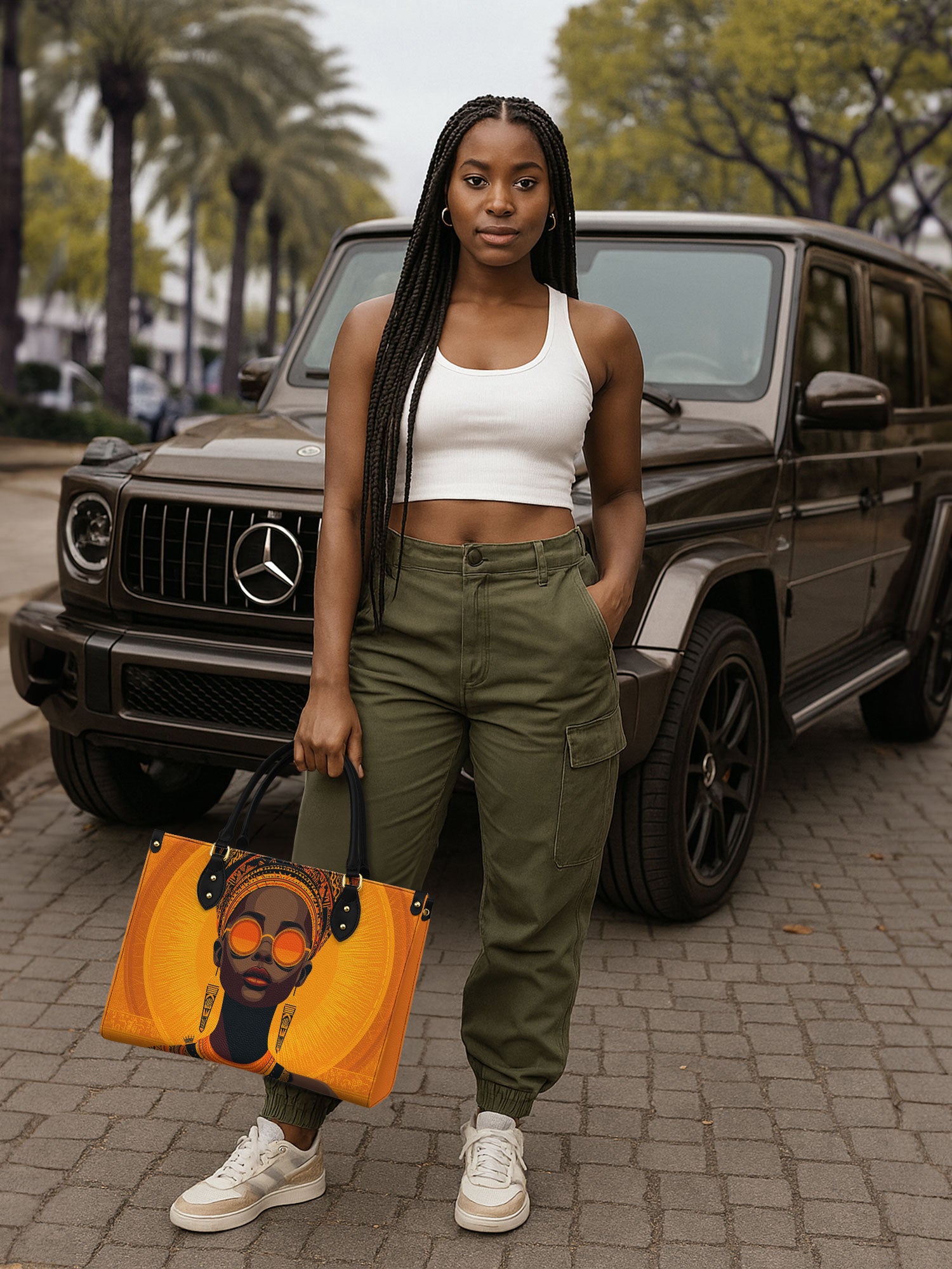 Dark Glam Premium Leather Handbag QR0TD383