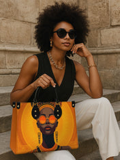 Dark Glam Premium Leather Handbag QR0TD383