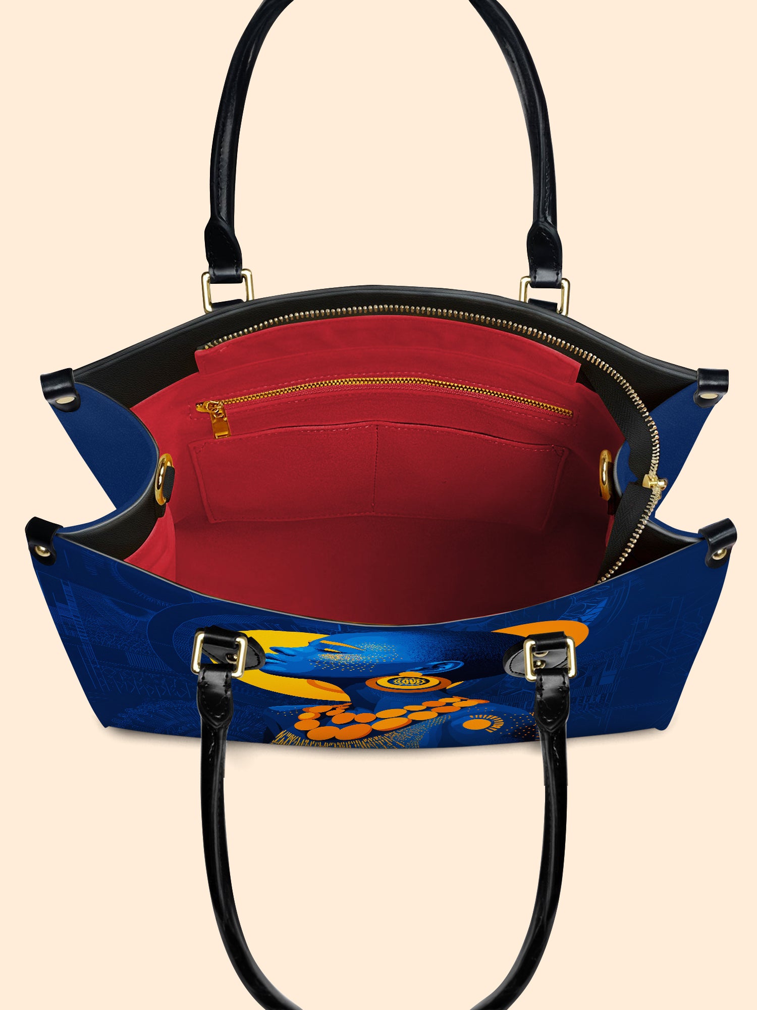 Edge Spirit Premium Leather Handbag QR0TD406