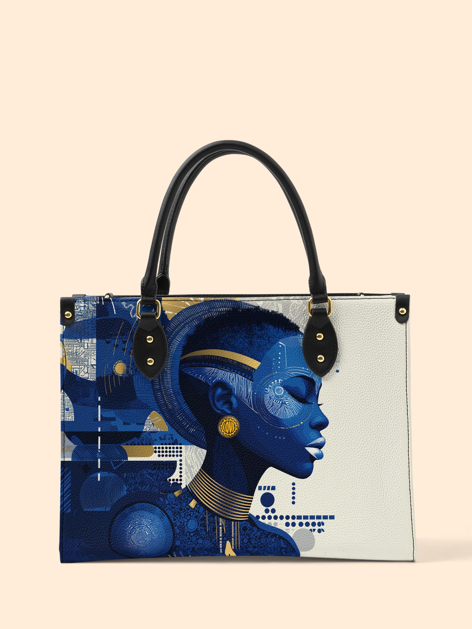 Raw Majesty Premium Leather Handbag QR0TD412