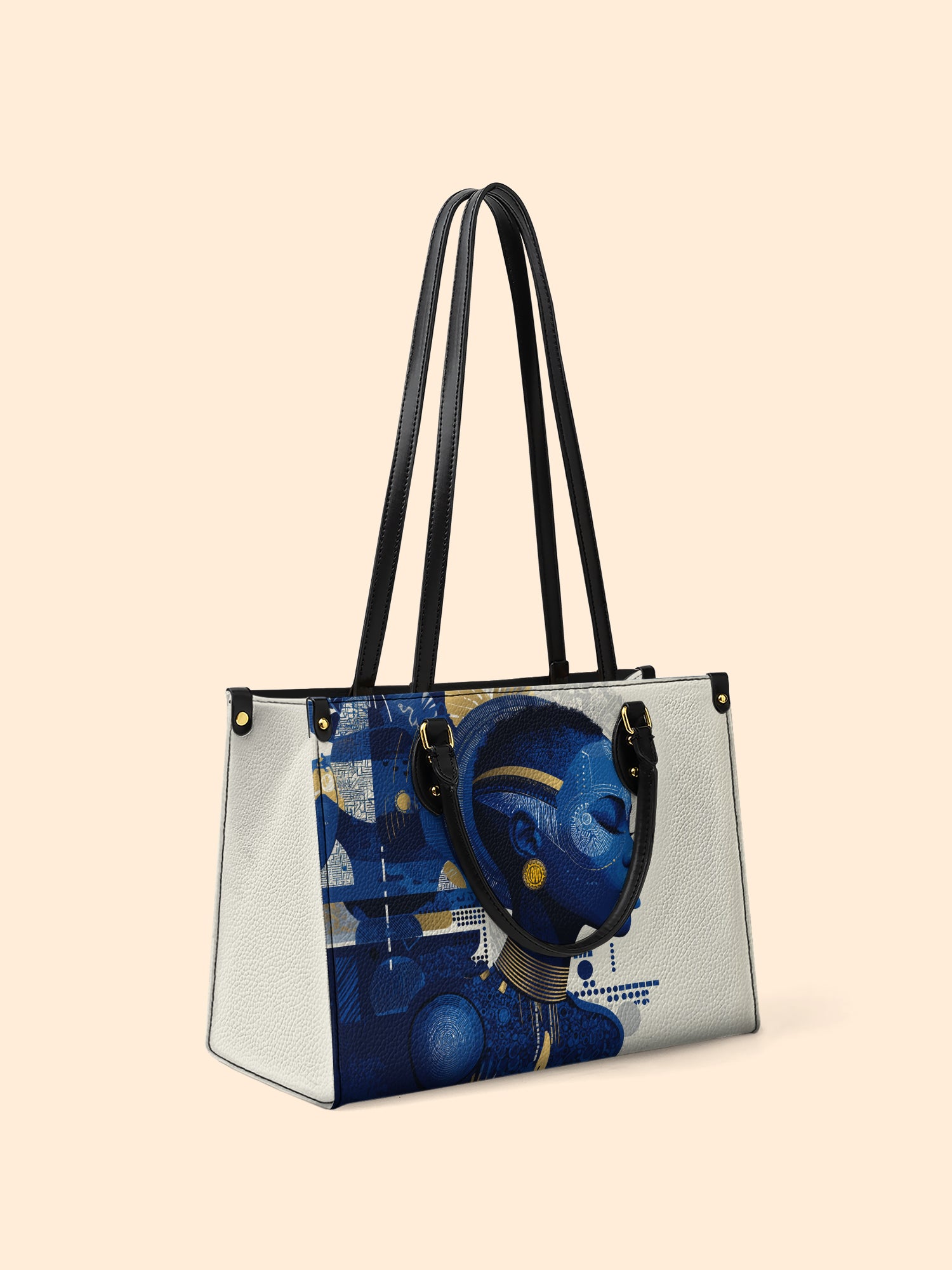 Raw Majesty Premium Leather Handbag QR0TD412