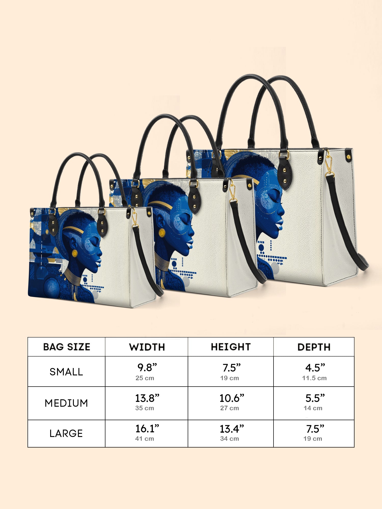 Raw Majesty Premium Leather Handbag QR0TD412