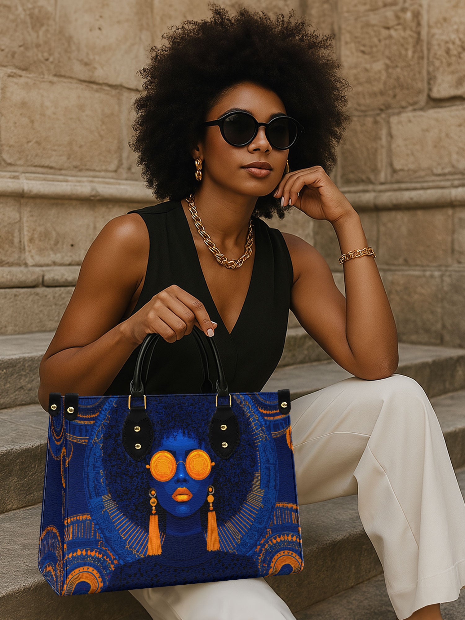 Shade Queen Premium Leather Handbag QR0TD384