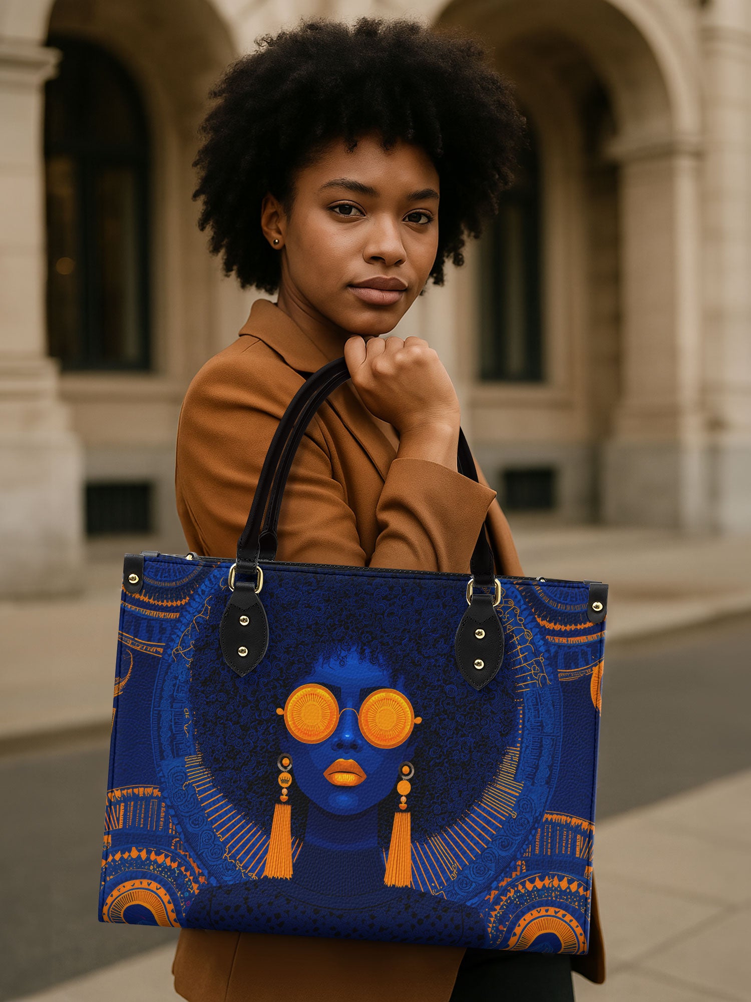 Shade Queen Premium Leather Handbag QR0TD384