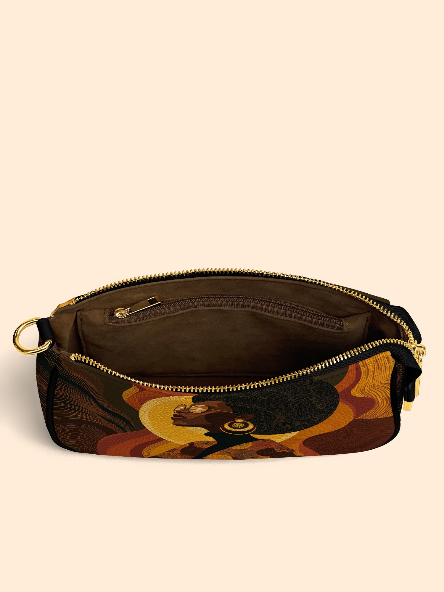 Bold In Black Classic Zip Pochette QR0TD387