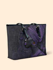 Midnight Crown Leather Bucket Bag QR0XD724