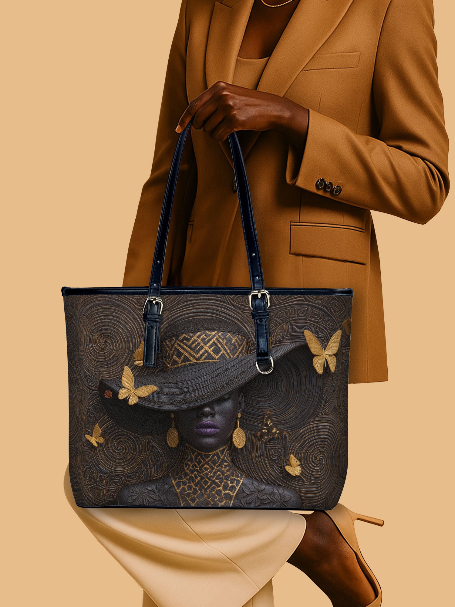 Voices of Glory Leather Bucket Bag QR0XD722