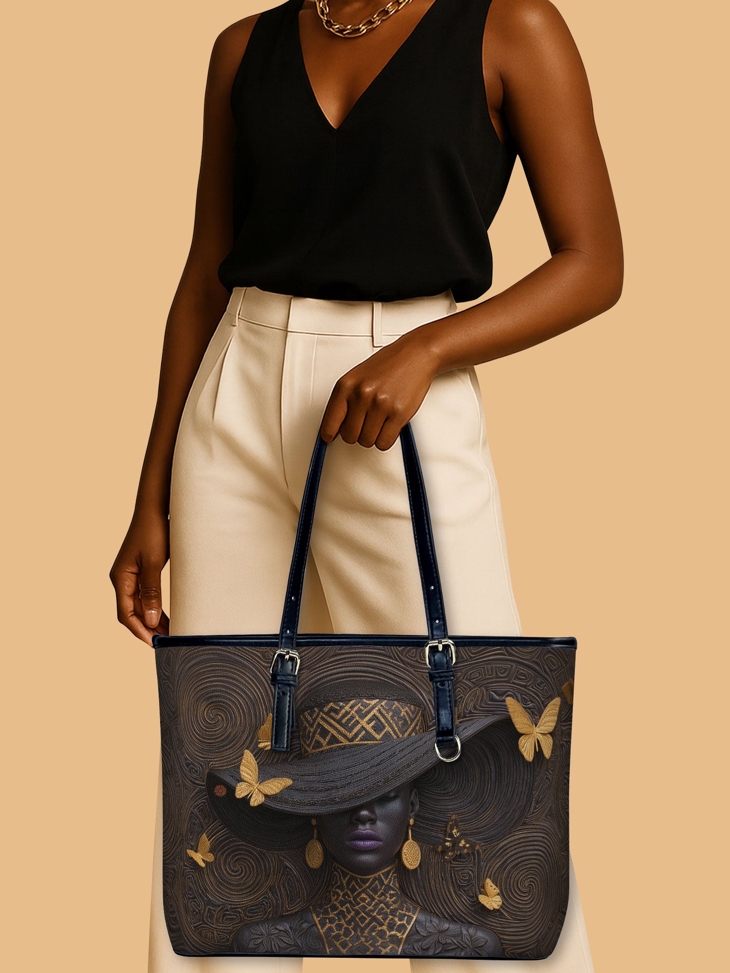 Voices of Glory Leather Bucket Bag QR0XD722