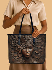 Ancestor Call Leather Bucket Bag QR0XD719