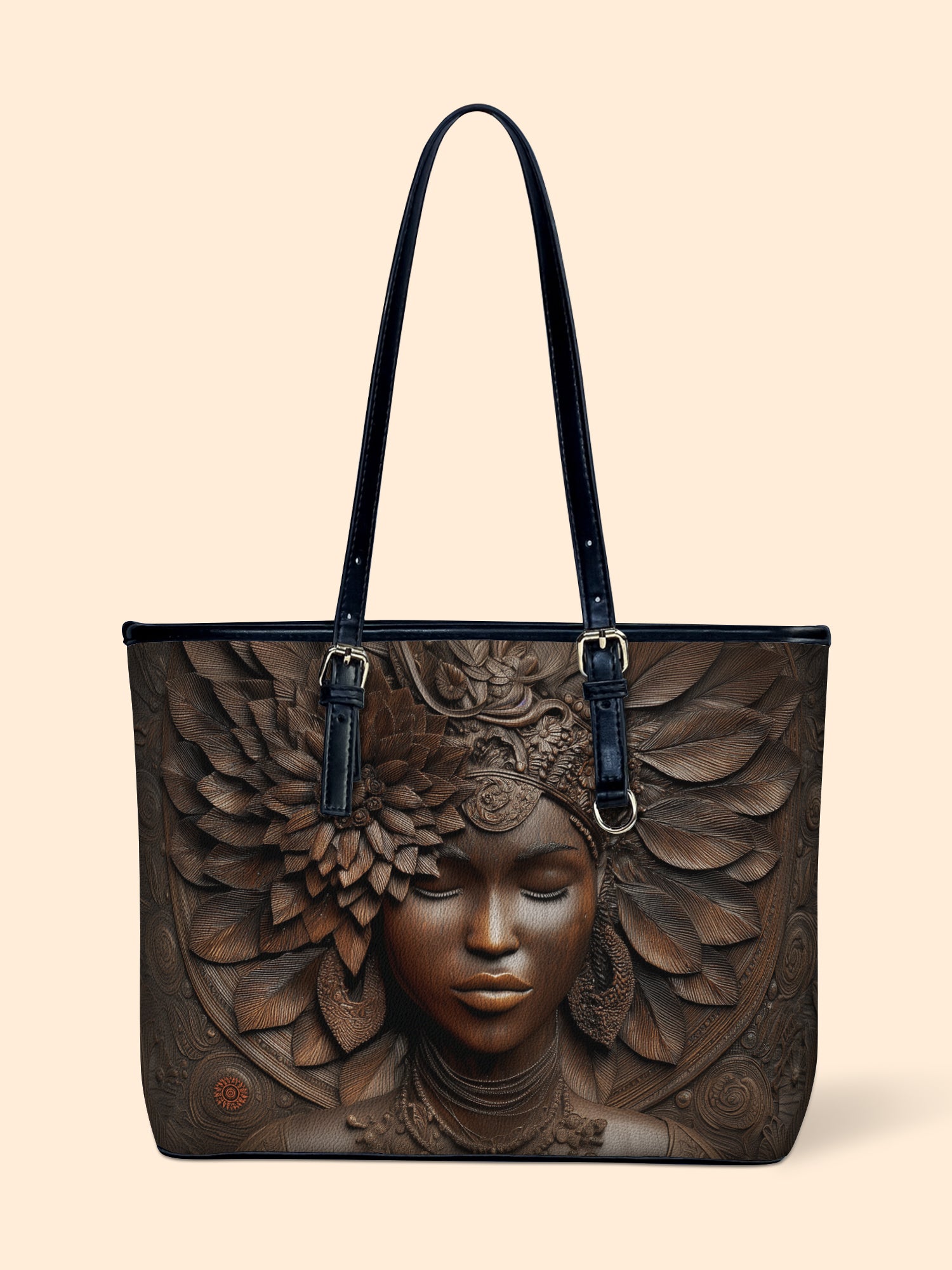 Ancestor Call Leather Bucket Bag QR0XD719