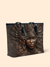 Ancestor Call Leather Bucket Bag QR0XD719