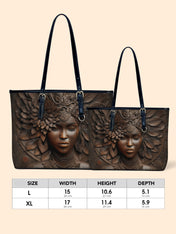 Ancestor Call Leather Bucket Bag QR0XD719