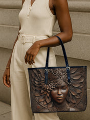 Ancestor Call Leather Bucket Bag QR0XD719