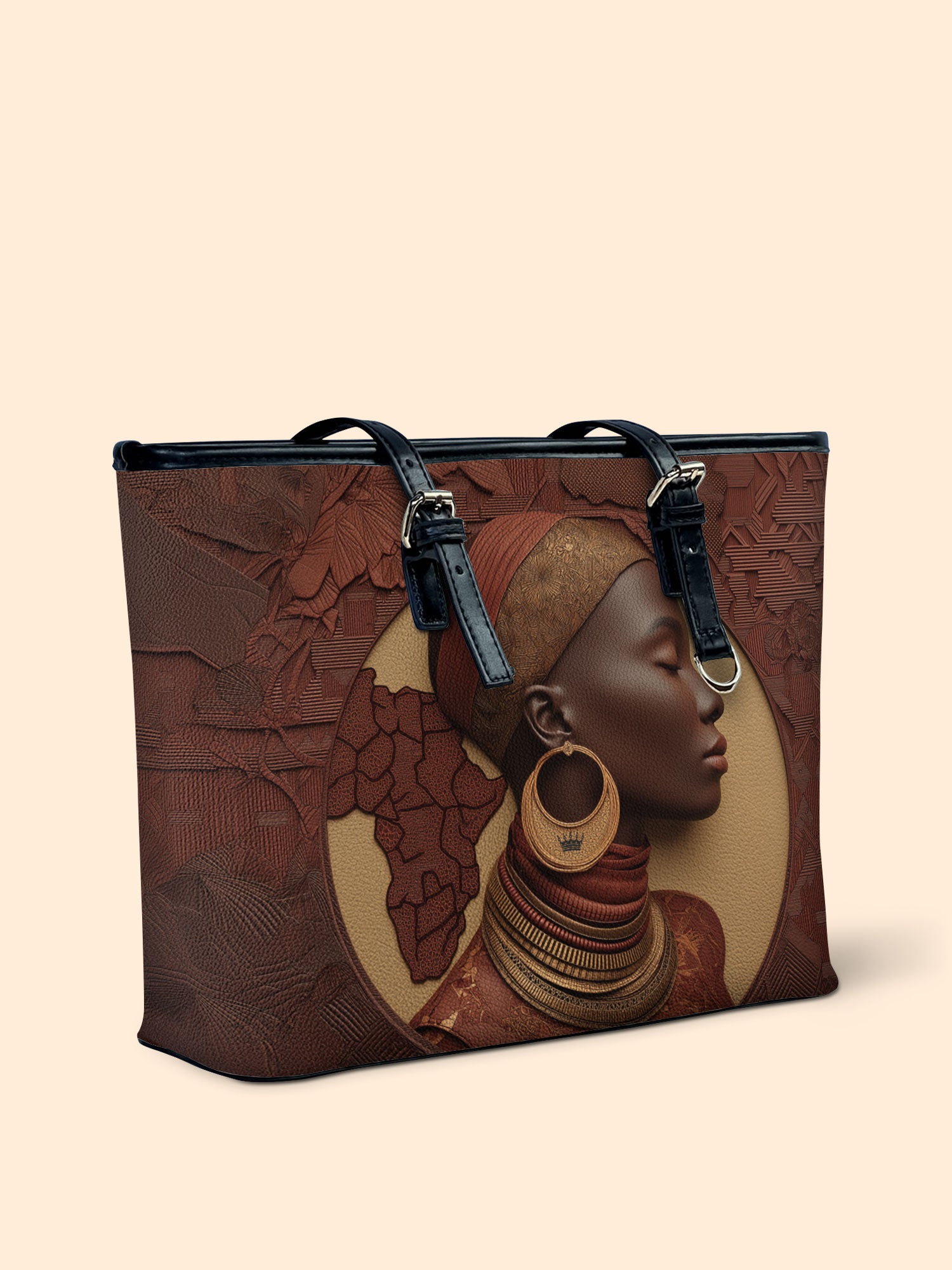 Afri Soul Leather Bucket Bag QR0TD420