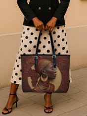 Afri Soul Leather Bucket Bag QR0TD420