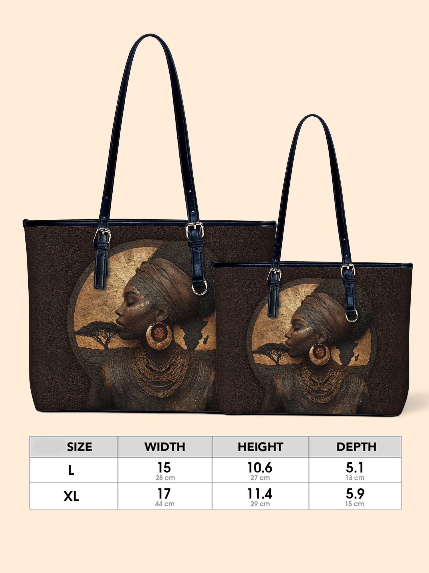 Africa's Spirit Leather Bucket Bag QR0TD417