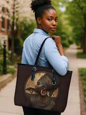 Africa's Spirit Leather Bucket Bag QR0TD417