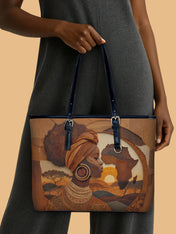 Roots of Africa Leather Bucket Bag QR0TD416