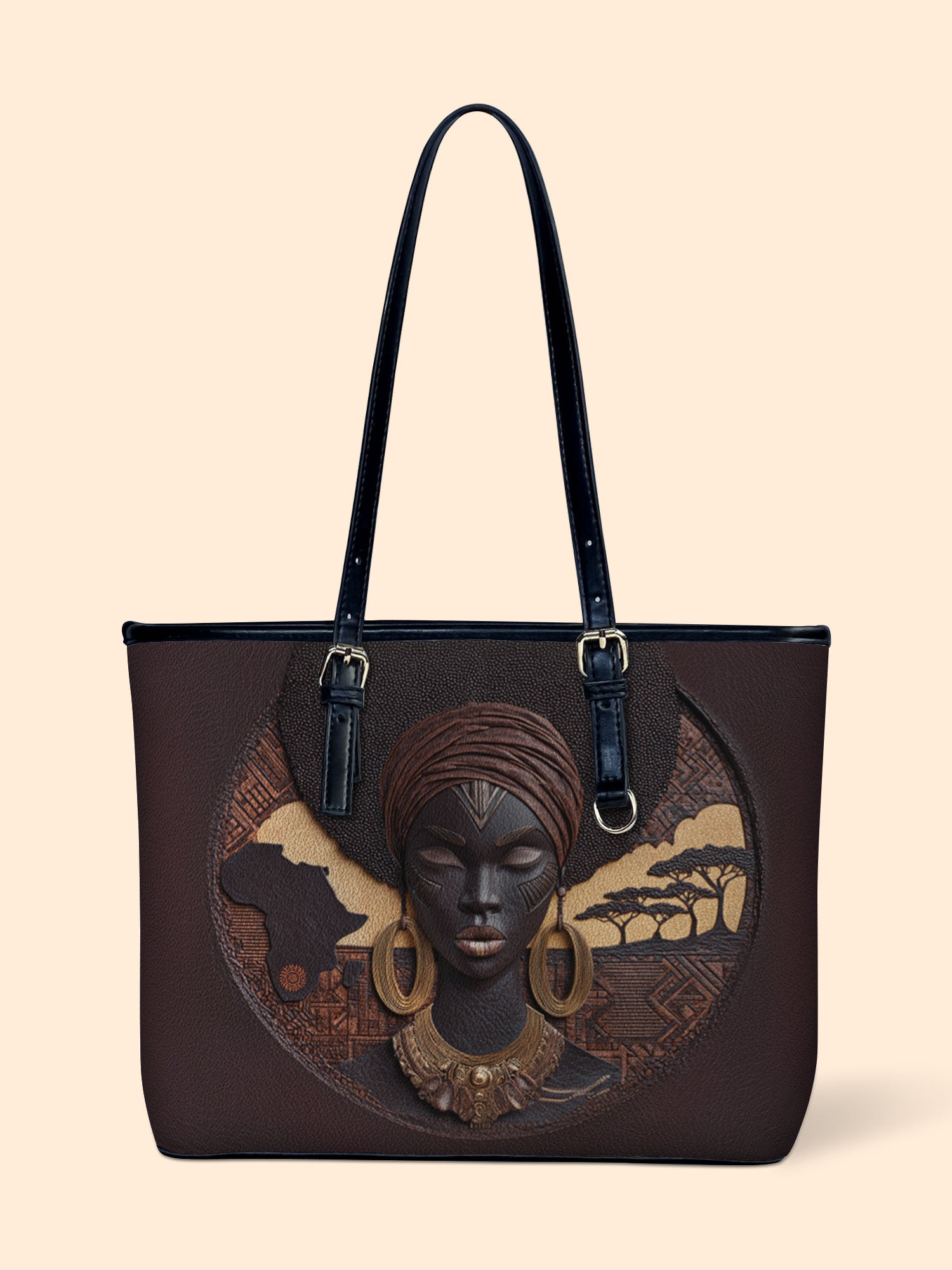 Africa's Soul Leather Bucket Bag QR0TD415