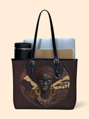 Africa's Soul Leather Bucket Bag QR0TD415