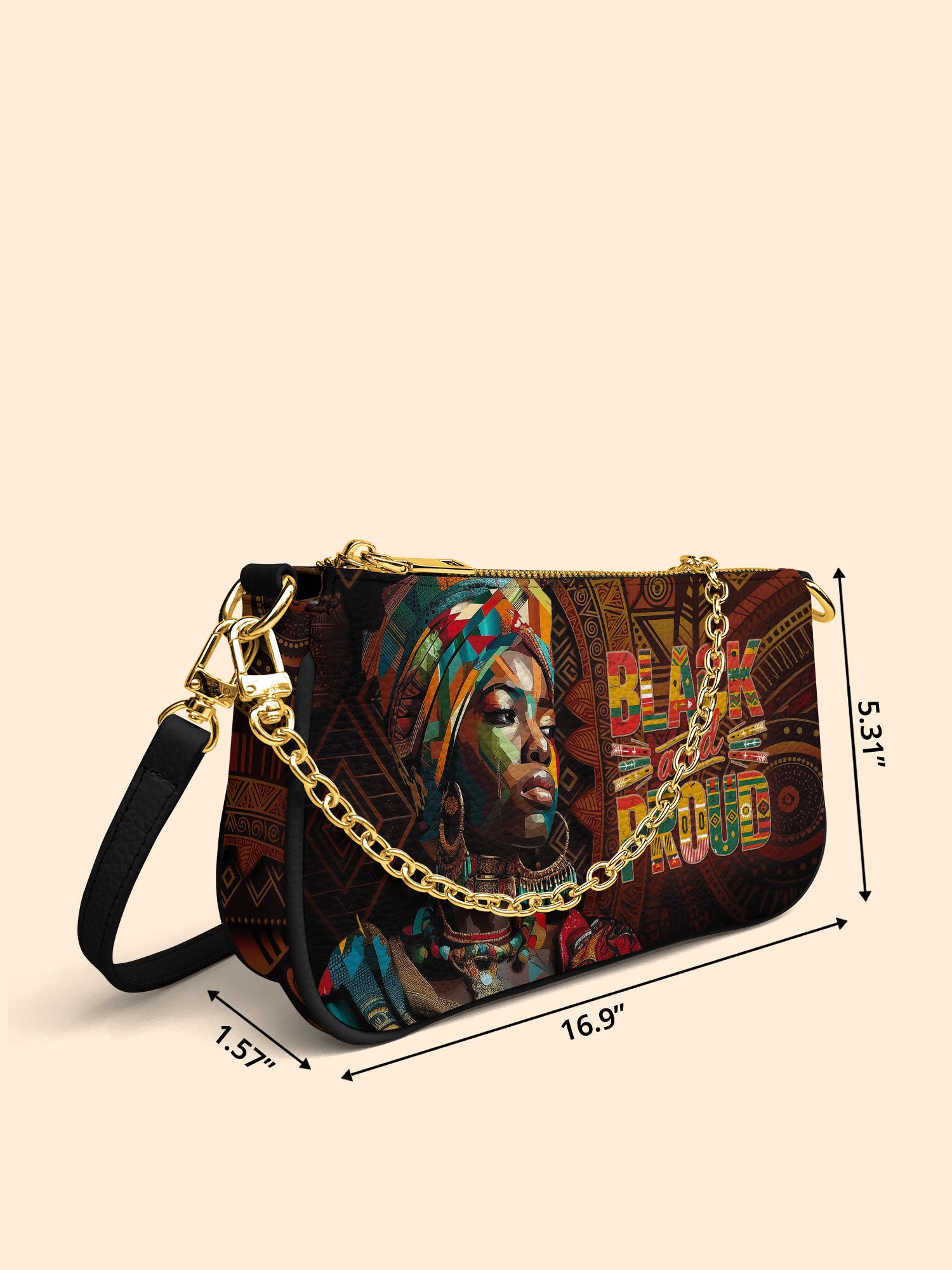 Black Proud Classic Zip Pochette QR0XD132
