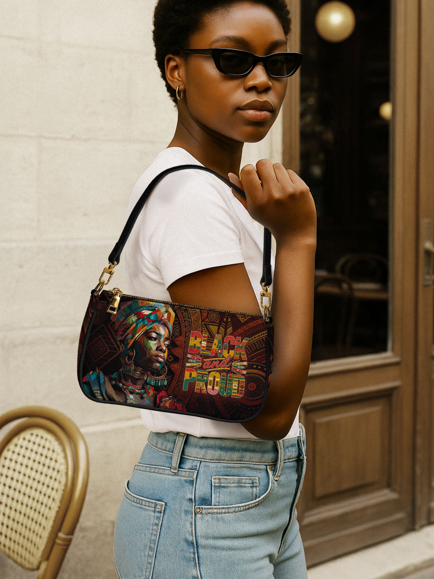 Black Proud Classic Zip Pochette QR0XD132