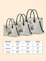 Luminous Bloom Premium Leather Handbag QR0TV121