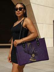 Amethyst Queen Premium Leather Handbag QR0TV170