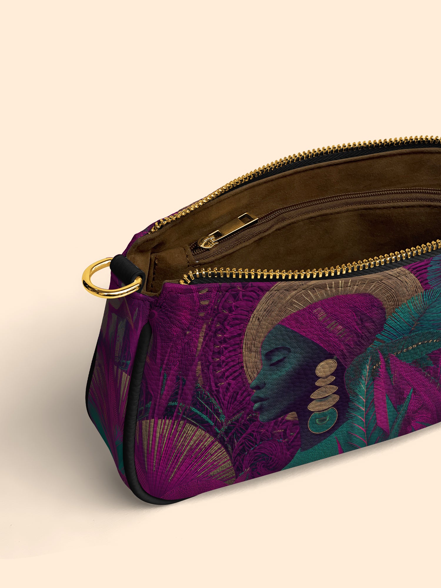 Golden Halo Portrait Classic Zip Pochette QR0HH125