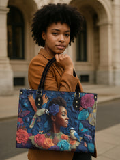 Blue Garden Premium Leather Handbag QR0XD230