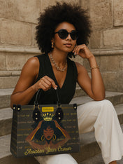 Crown of Resilience Premium Leather Handbag
