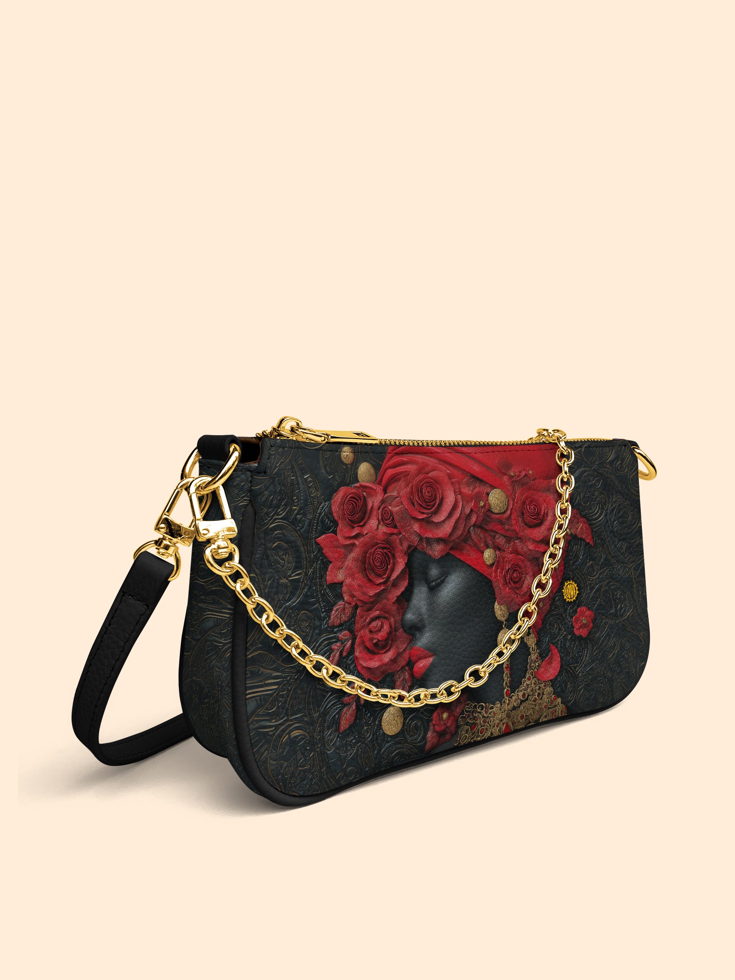 Scarlet Rose Inferno Classic Zip Pochette QR0XD302