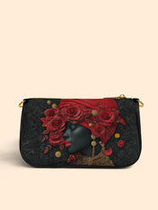Scarlet Rose Inferno Classic Zip Pochette QR0XD302