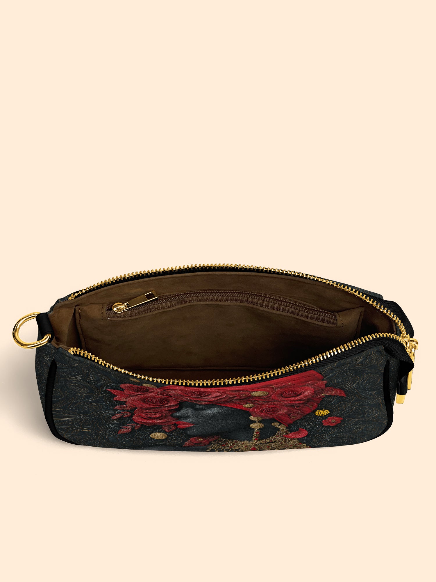 Scarlet Rose Inferno Classic Zip Pochette QR0XD302