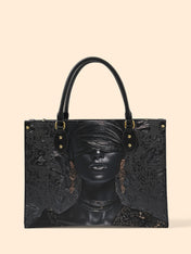 Noir Force Premium Leather Handbag QR0XD507