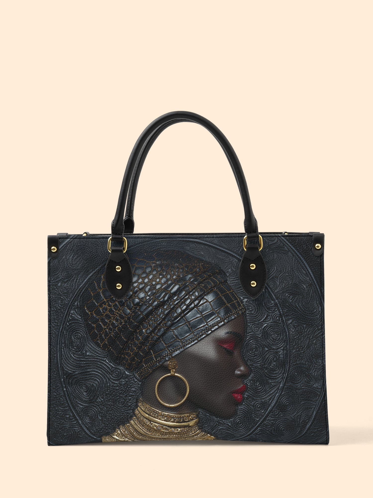Artistry of Africa Premium Leather Handbag QR0XD462
