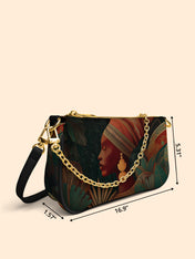 Adorned Silhouette Classic Zip Pochette QR0HH122