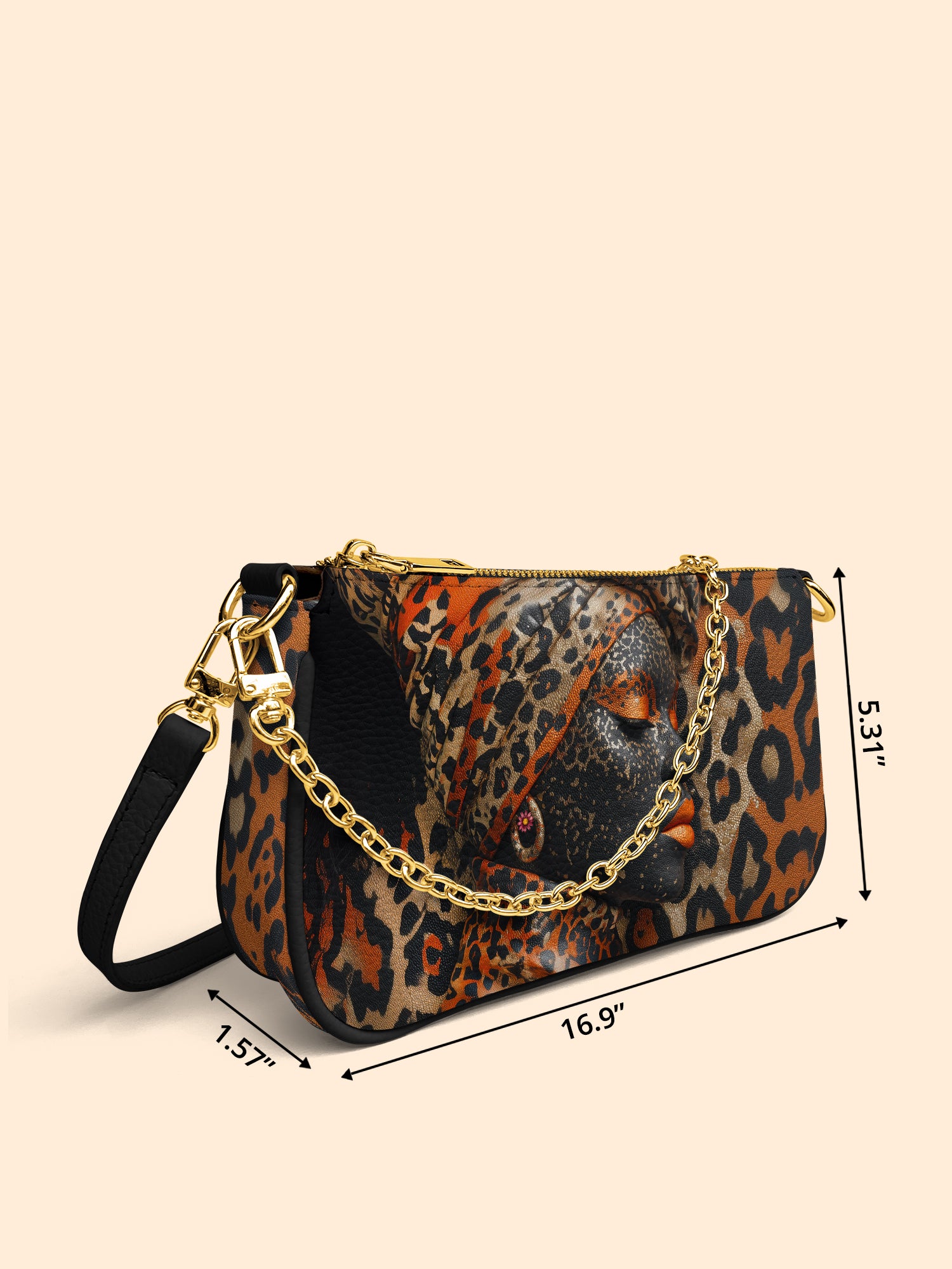 Leopard Legacy Classic Zip Pochette QR0HH104