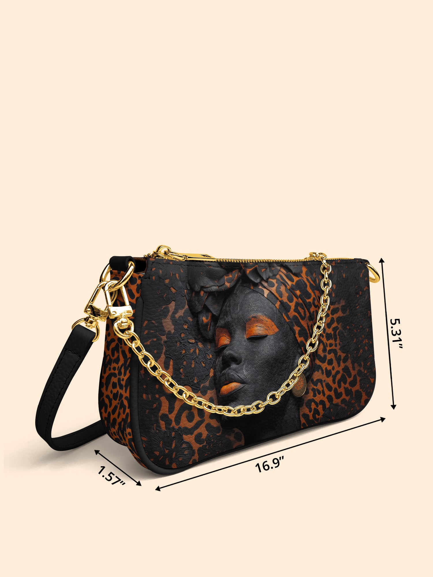 Cheetah Spirit Classic Zip Pochette QR0HH102