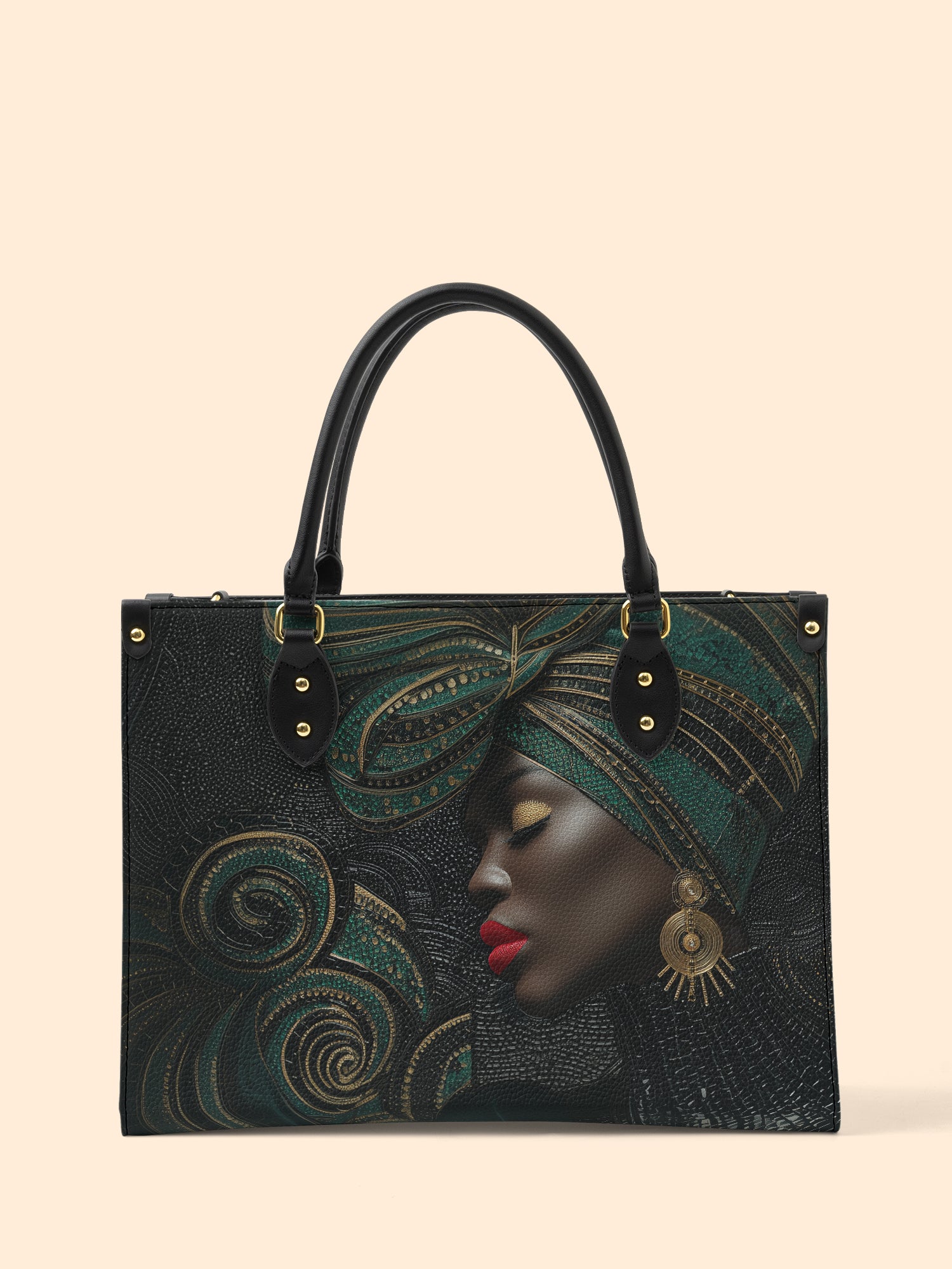 African Origins Premium Leather Handbag QR0XD458