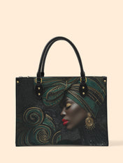 African Origins Premium Leather Handbag QR0XD458