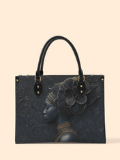 Shadow Orchid Premium Leather Handbag QR0TV147