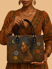 Graceful Bloom Premium Leather Handbag