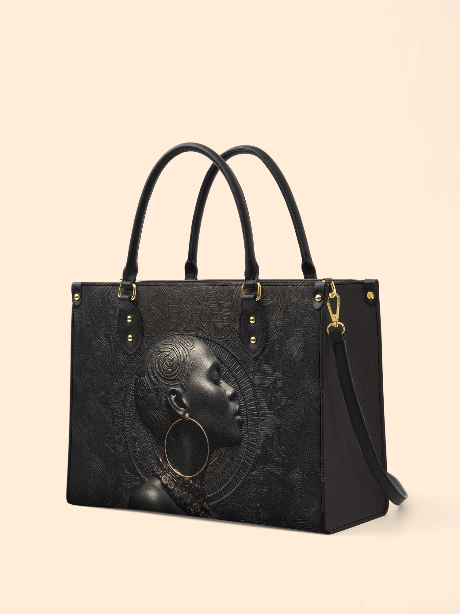 Onyx Soul Premium Leather Handbag QR0TD281