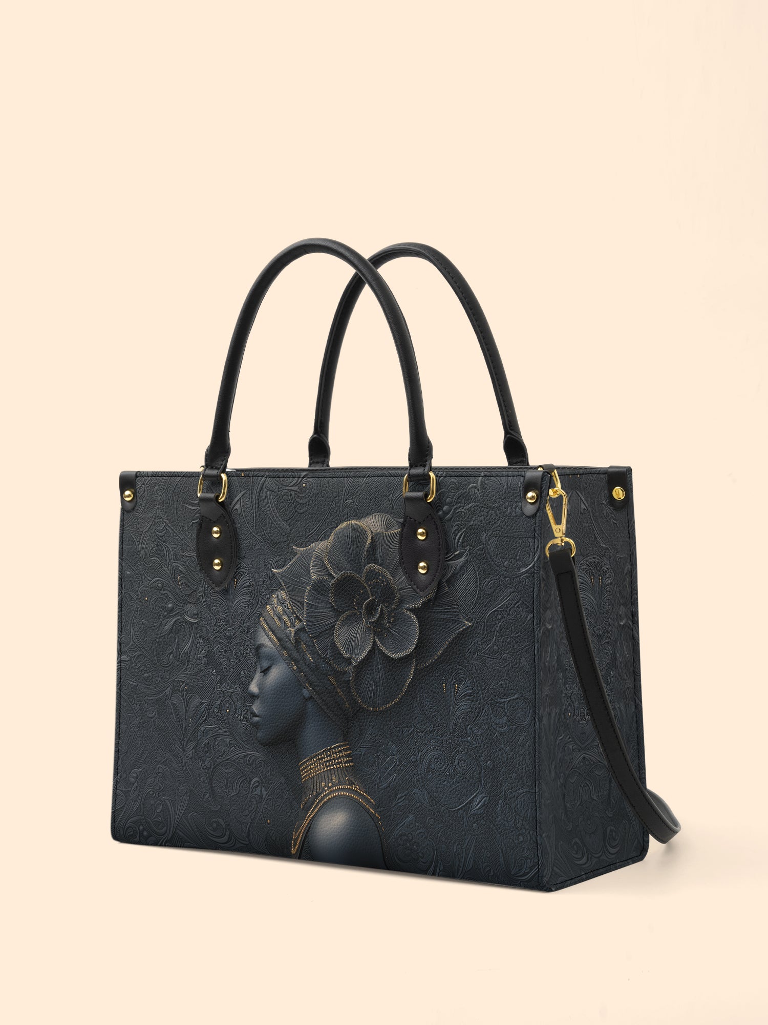 Shadow Orchid Premium Leather Handbag QR0TV147