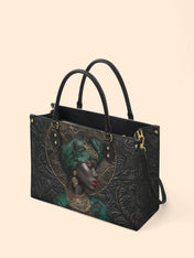 African Serpent Premium Leather Handbag QR0XD461