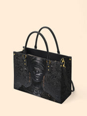 Noir Force Premium Leather Handbag QR0XD507