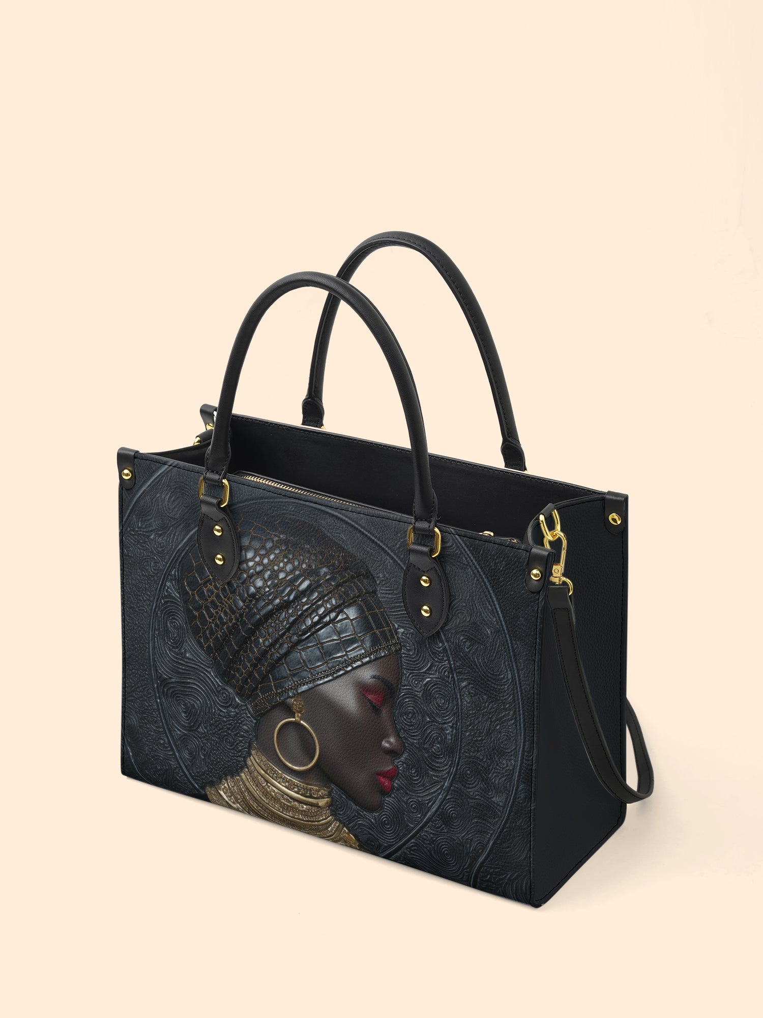 Artistry of Africa Premium Leather Handbag QR0XD462