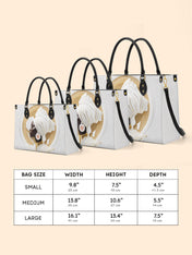 Motherland White Premium Leather Handbag QR0TD331